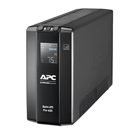 เครื่องสำรองไฟฟ้า APC 650VA 390 วัตต์ รุ่น BR650MI-3Y EASY UPS 6 ช่อง ป้องกัน ไฟตก ไฟเกิน_0
